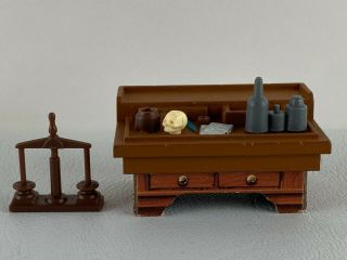 Heroquest Replacement Furniture Custom Painted Alchemist ' s Bench Vintage 1990 2