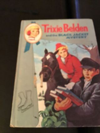 Trixie Belden And The Black Jacket Mystery (1961) Hc Book By Kathryn Kenny