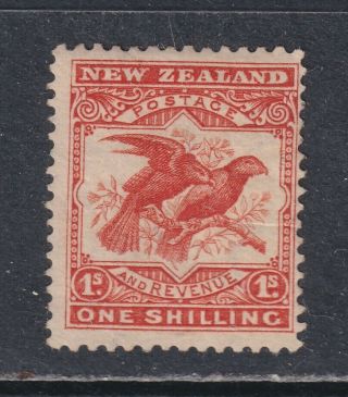 Zealand Sg 385 Og Mh 1908 1/ - Kea/kaka Small Format Perf 14x15 Cv £110