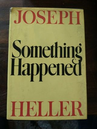 Something Happened By Joseph Heller First Edition In Dust Jacket