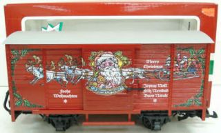 Lgb 4335 - S Christmas Boxcar With Sound Ln/box