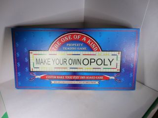 Make Your Own Opoly Board Game - Open Box - 1998