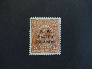 Classic 5 Pence Austrialia Nw Pacific Islands Vf Mnh B23.  10