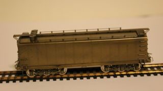 Brass N&w Aux Water Tender Unpainted Nwsl P/n Nwax72 No Couplers Tarnished