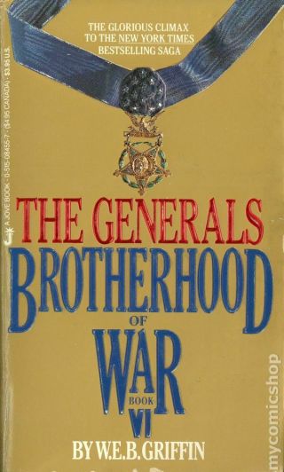 The Generals (good) Brotherhood Of War Jove W.  E.  B Griffin 1986 War