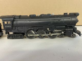 Lionel Trains 2065 Hudson Steam Locomotive w/ Whistle Tender 6466W O - Gauge 2