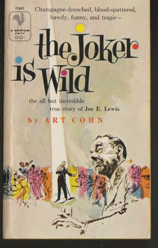 The Joker Is Wild - Joe E.  Lewis Story - Frank Sinatra Movie Tie - In 1957