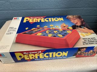 Vintage 1989 Milton Bradley Game Of Perfection 4060