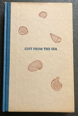Vintage 1955 Edition Book “gift From The Sea” By Anne Morrow Lindbergh Hardcover