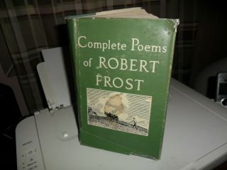 Complete Poems Of Robert Frost Hardcover With Jacket  Book Good To Go