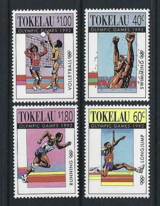 Zealand Tokelau 1992 Olympic Games Set Of 4 Unmounted,  Mnh