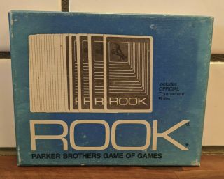 Vintage 1972 Parker Brothers Rook Card Game,  100 Complete