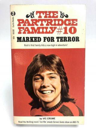 The Partridge Family 10 Marked For Terror Vic Crume Curtis Tv Tie In 1st Print