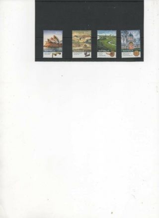 Australia 2020 World Heritage Set Of 4 Gummed Stamps Mnh