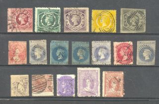 Australia,  States,  17 X Stamps,  Unsorted.