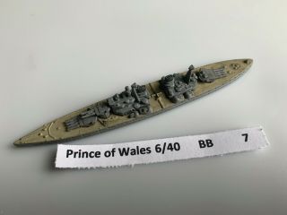 Axis & Allies,  War At Sea 1/1800 - Britain Hms Prince Of Wales 6/40 7