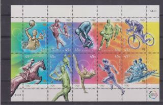 Australia Mnh 2000 Stamp Sheet Olympic Games 2nd Issue Sydney Sg 2005 - 2014