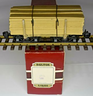 Delton Locomotive G Scale Lumber Car 9202 Ld By Mark Gregory Studios 1 / 3