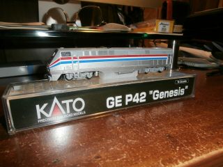 Kato N - Scale Ge P42 " Genesis " Diesel Locomotive - Amtrak - 94.  (phase Ii. )