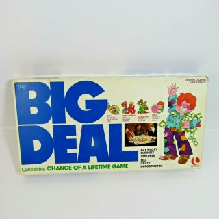Big Deal Vintage Board Game Lakeside 1977 Complete Business Ventures