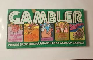 Vintage Rare Gambler 1977 Parker Brothers Board Game