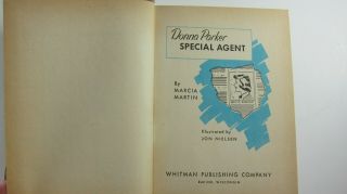 Vintage 1957 Donna Parker Special Agent Book By Marcia Martin 2