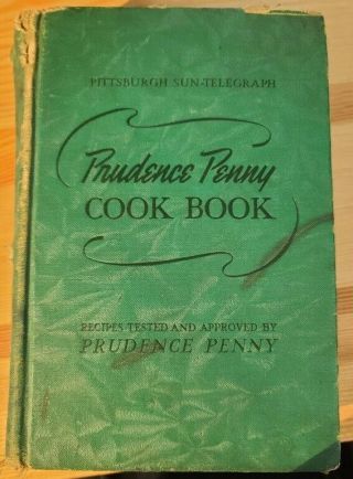Prudence Penny Cook Book By Ruth Berolzheimer (1939,  Hardcover)