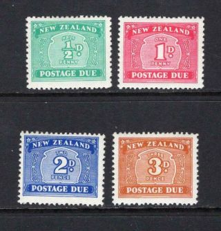 Zealand 1939 Complete Postage Due Set - Og Mnh - Sc J22 - J25