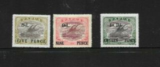 Stamps Papua 1931 Surcharges [3] 2 Mlh / 1 See Below
