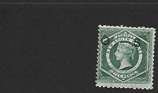 South Wales 1882/5 Official 5d Blue - Green Mm
