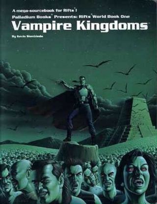 Rifts Vampire Kingdoms 802 Exc,  Palladium Siembieda Undead Game Sourcebook