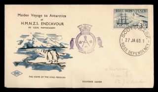 Dr Who 1963 Ross Dependency Scott Base Hmnzs Endeavour Ship Antarctic F67381