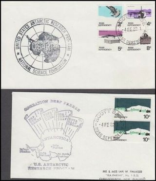 Zealand Ross Dependency 1982 Operation Deep Freeze Covers (x2) (id:4/rd278)