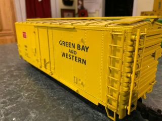 Aristo Craft Trains Gbw Green Bay Western,  40 Ft Box G Scale,  Custom Painted