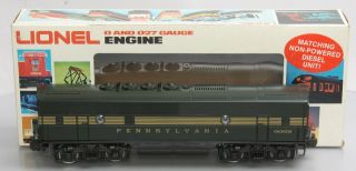 Lionel 6 - 8059 Pennsylvania F3 B - Unit Diesel Locomotive (green) Dummy Ex/box