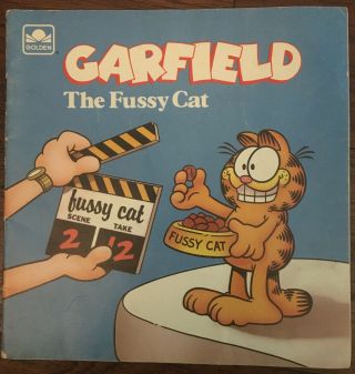 Garfield The Fussy Cat Vintage 1980 