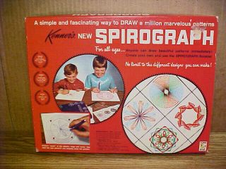Vintage 1967 Kenner’s " Spirograph " Drawing Set 401 - Very Good