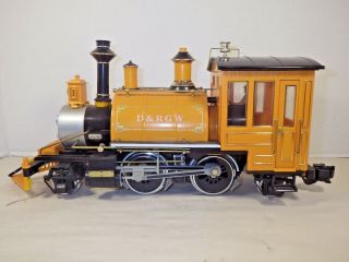 Aristo - Craft G Scale Rogers 2 - 4 - 2 Steam Locomotive & Sound Tender D&rgw No Ob