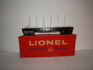 Lionel 6844 " Missile Carrying Flatcar " With 6 Missiles And Box.