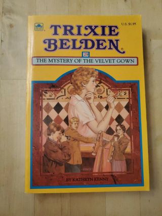 Trixie Belden 29 The Mystery Of The Velvet Gown 1988
