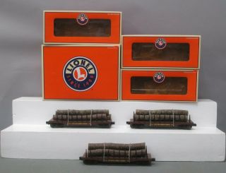 Lionel 6 - 17564 West Side Lumber Shay Log Cars (set Of 3) Ex/box