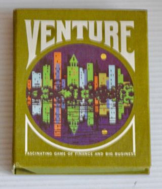1970 Venture Finance Game - 100 Complete 3m Gamette Mini - Bookshelf Version