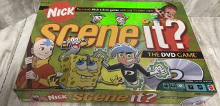 Nick Scene It ? Dvd Game 100 Complete Nickelodeon Mattel 2006