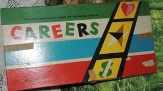 Vintage Parker Brothers Careers Board Game Complete Family Fun Great Shape 1958