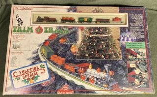 Bachmann Trim A Train Christmas Tree Train Set Yuletide Special Vintage 1993