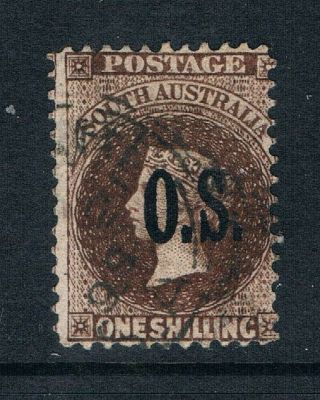 South Australia 1896 - 1sh Official " Os " - Dull Brown - Sc O76 [sg O32] T3