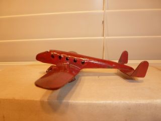 Marx 4 - Inch Pressed Steel Red Airplane for Marx Airports & O - Gauge Train Loads 2