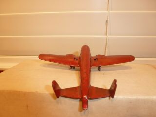 Marx 4 - Inch Pressed Steel Red Airplane for Marx Airports & O - Gauge Train Loads 3