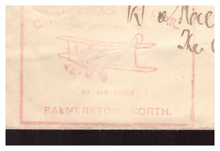 Zealand NZ 1931 24 Dec Palmerston - Wellington FFC Flight Cover 2