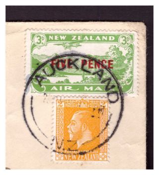 Zealand NZ 1931 24 Dec Palmerston - Wellington FFC Flight Cover 3